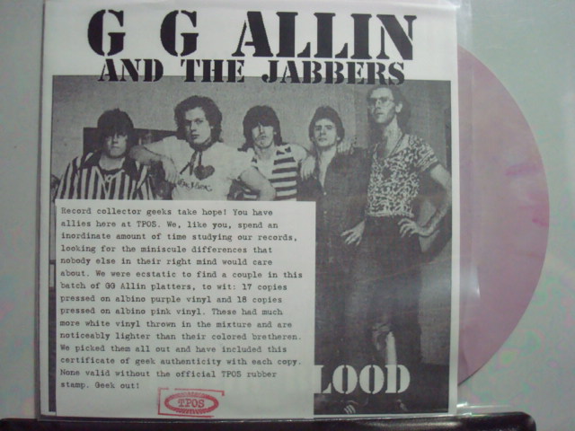 GG Allin & the Jabbers Out For Blood